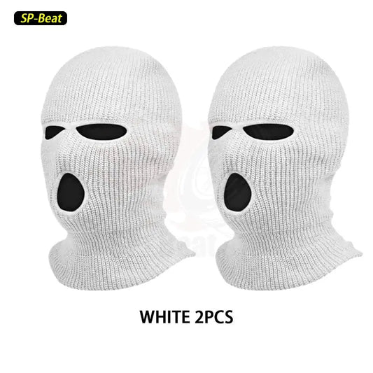 2-Pack Halloween Car Seat Headrest Covers – Masked Person Knit Design - Paul Wotton