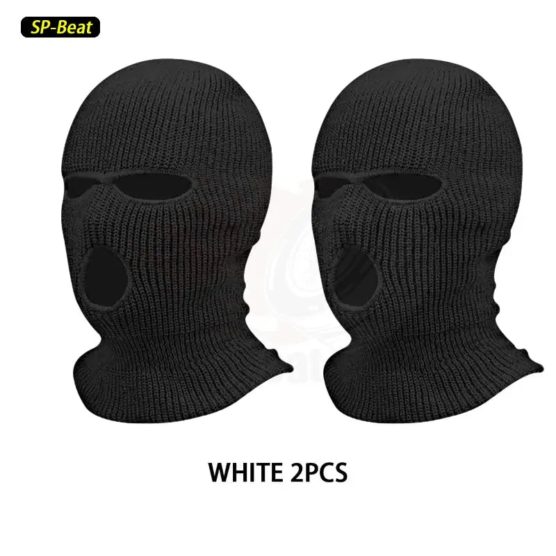 2-Pack Halloween Car Seat Headrest Covers – Masked Person Knit Design - Paul Wotton