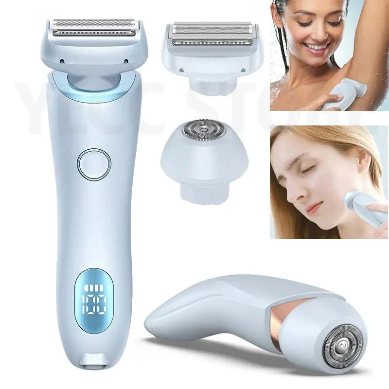 2-in-1 Electric Razor for Women – Hair Removal for Underarms, Legs & Body - Paul Wotton