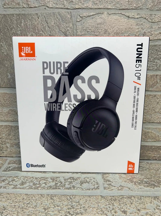 JBL Tune 510BT: Wireless On-Ear Headphones with Pure Bass Sound Black