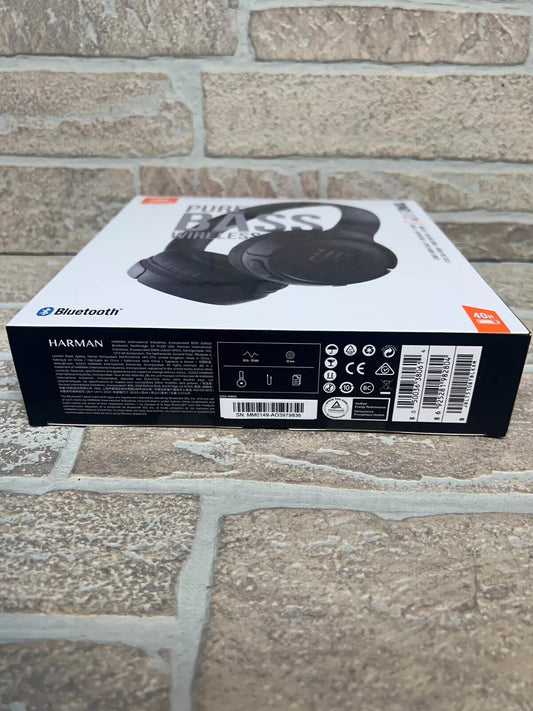 JBL Tune 510BT: Wireless On-Ear Headphones with Pure Bass Sound Black