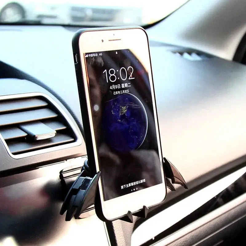 Bat-Shaped Gravity Car Phone Holder – Secure Navigation Stand - Paul Wotton