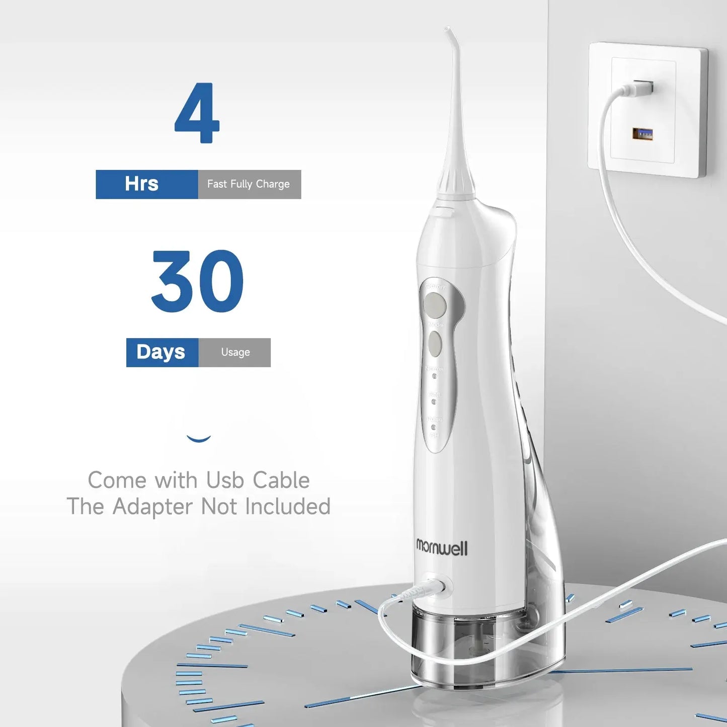 D52 Portable Oral Irrigator – Rechargeable Water Flosser - Paul Wotton