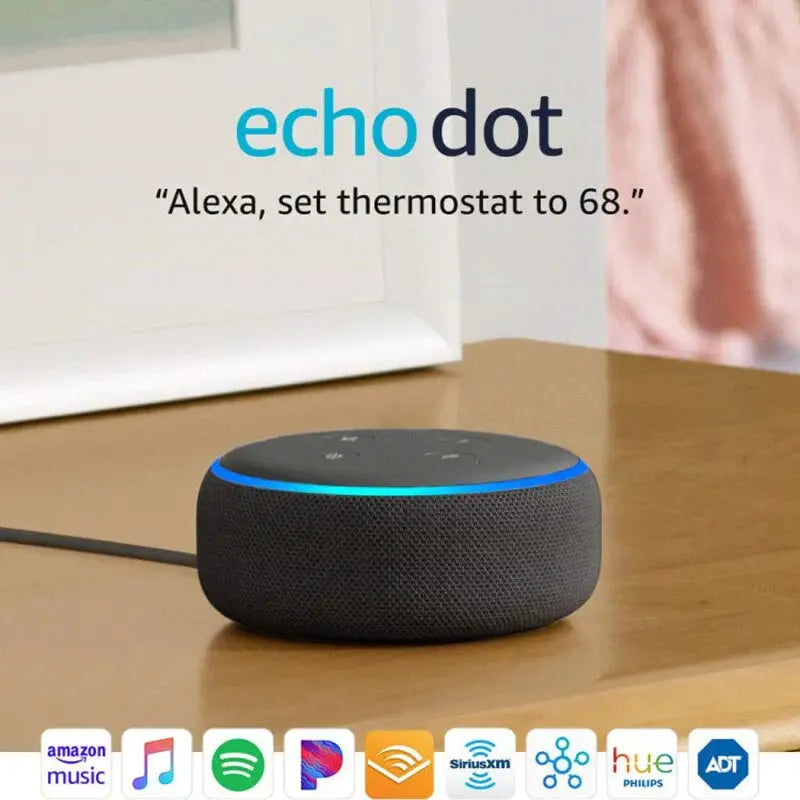 Echo 3 Generation AI Smart Speaker Alexa Can Control the Same Series of Smart Appliances, Air Conditioner Bulb Vacuum Cleaner - Paul Wotton