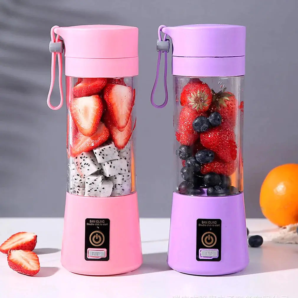 Hot Electric Juicer USB Rechargeable Handheld Smoothie Blender Fruit Mixers Milkshake Maker Machine Food Grade Material HOT SALE - Paul Wotton