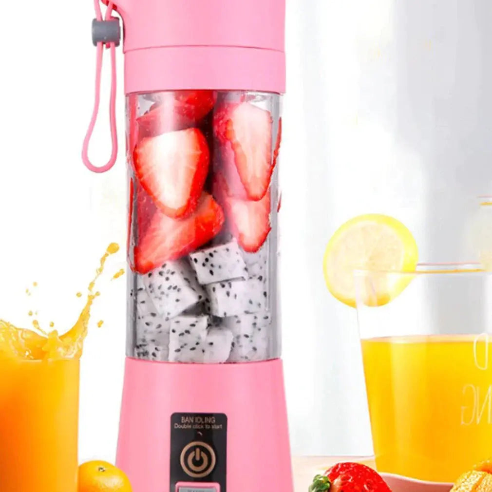 Hot Electric Juicer USB Rechargeable Handheld Smoothie Blender Fruit Mixers Milkshake Maker Machine Food Grade Material HOT SALE - Paul Wotton