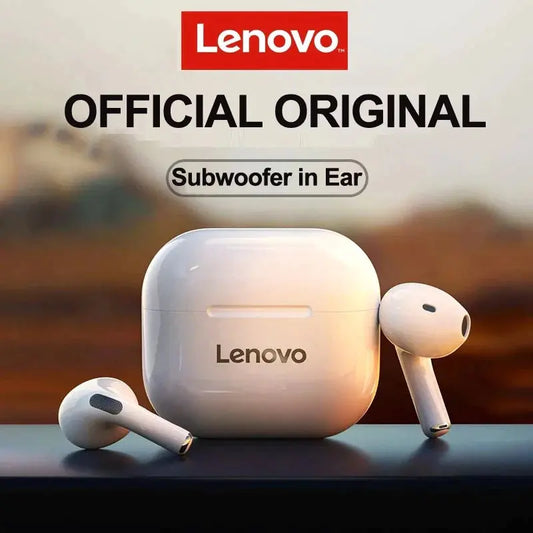 NEW Original Lenovo LP40 TWS Wireless Earphone Bluetooth 5.0 Dual Stereo Noise Reduction Bass Touch Control Long Standby 230Mah